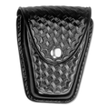 Dutyman Basketweave Leather Double Closed Cuff Case