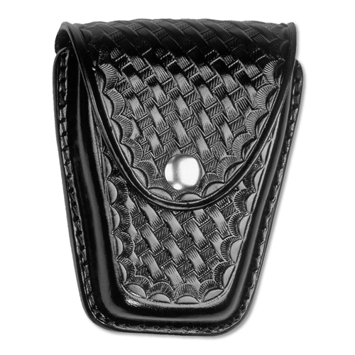 Dutyman Basketweave Leather Double Closed Cuff Case