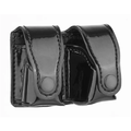 Dutyman Hi-Gloss Leather Revolver Speed Loader Holders