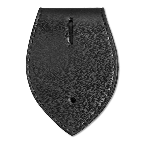 Dutyman Leather Tear Drop Badge Holder (Small Holes)