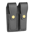Dutyman Plain Leather Double Magazine Holder for 9MM