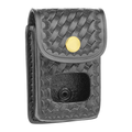Dutyman Basketweave Leather Alarm Box Holder
