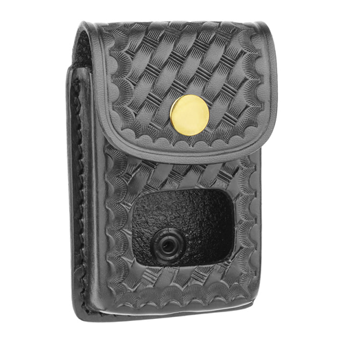 Dutyman Basketweave Leather Alarm Box Holder