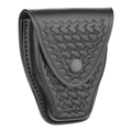 Dutyman Basketweave Leather Tapered Closed Single Cuff Case