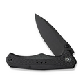 CIVIVI Knives CIVIVI Photonix Flipper & Thumb Stud Knife Black Coarse G10 Handle (3.7 Black Stonewashed 14C28N Blade) C23081B-1