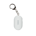 Sabre Personal Alarm w/LED light and snap hook attachment, White