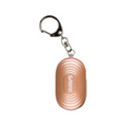 Sabre Personal Alarm w/LED light and snap hook attachment, Rose Gold