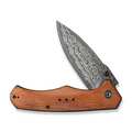 CIVIVI Knives CIVIVI Photonix Flipper & Thumb Stud Knife Guibourtia Wood Handle (3.7 Damascus Blade) C23081B-DS1