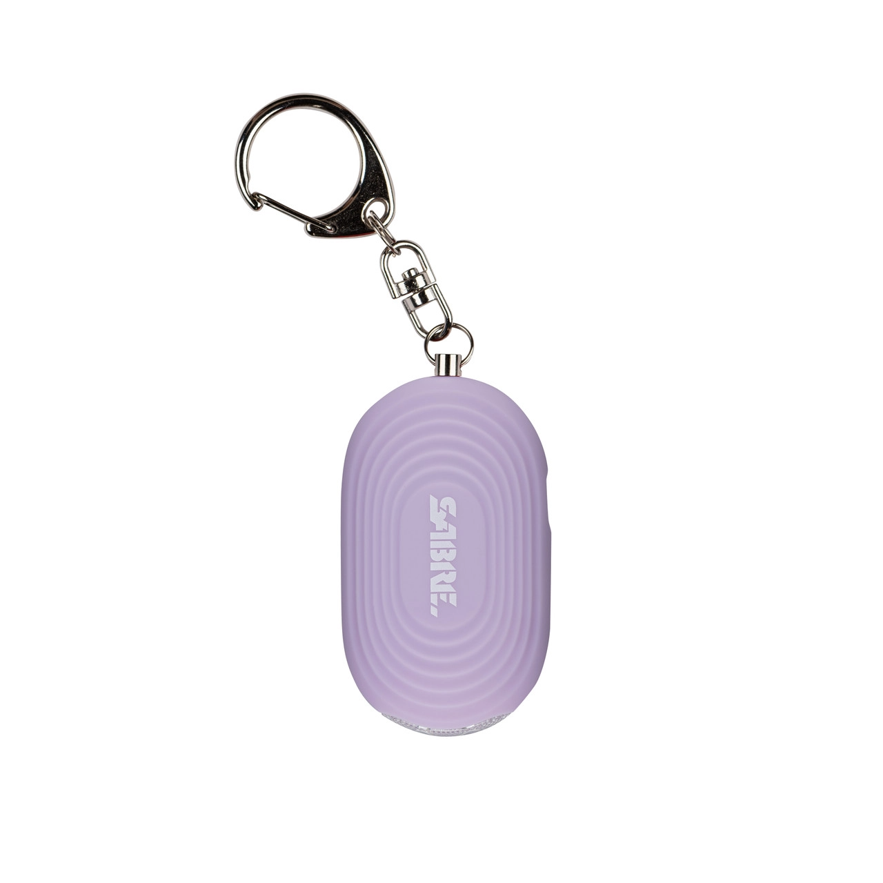 Sabre Personal Alarm w/LED light and snap hook attachment, Lavender