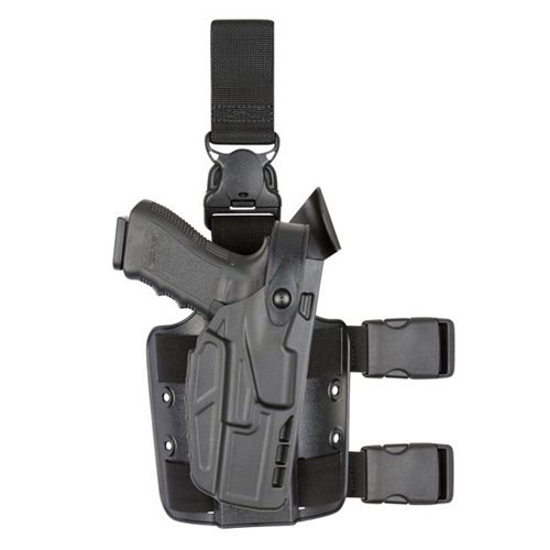 Safariland Model 7005 7TS SLS Tactical Holster w/Quick Release Leg Strap for Sig Sauer P320 9 w/ Light