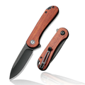 CIVIVI Knives CIVIVI Elementum Flipper Knife Wood Handle (2.96 D2 Blade)