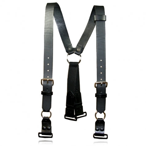 Boston Leather Firefighter‚s Suspenders, Loop Attachment