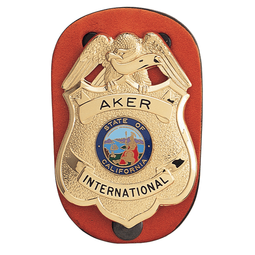 Aker Leather Federal Badge Holder - view 2