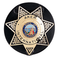 Aker Leather Star Badge Holder
