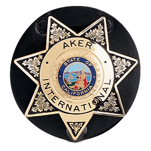 Aker Leather Star Badge Holder - view 2