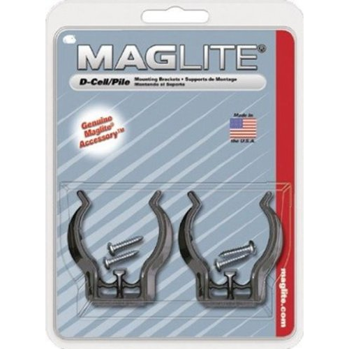 Maglite D-Cell Mounting Bracket (2 Pack)
