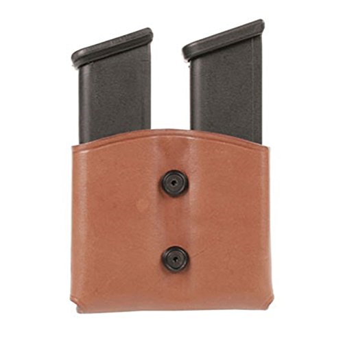 BLACKHAWK! Leather Double Stack Mag Pouch