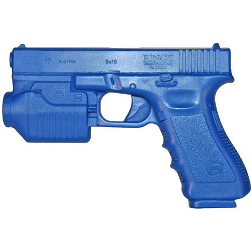Blue Training Guns By Rings Glock 17/22/31 W/ Glock Tactical Light