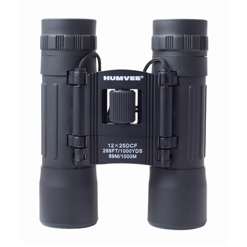 Humvee Humvee Compact Rubber Binocular - 12 x 25