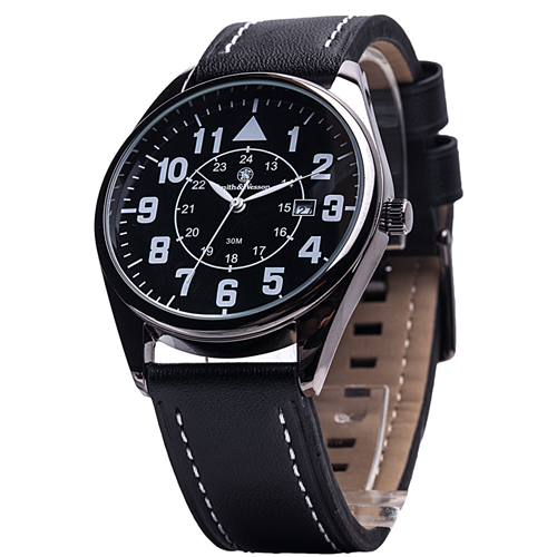 Smith & Wesson Smith & Wesson Civilian Watch w/ Leather Wristband