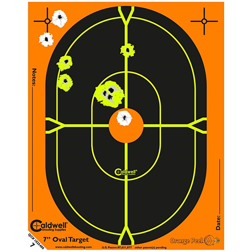 Caldwell Orange Peel Oval Target 18 in 5 sheets