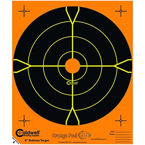 Caldwell Orange Peel 8 in bulls-eye: 5 sheets