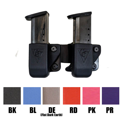 Comp-Tac Twin Magazine Pouch W/ Belt Clip