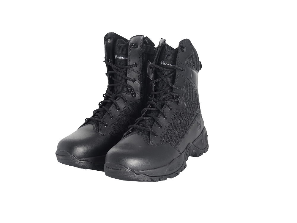 Smith & Wesson Footwear Scout 8 Hot Weather Side-Zip Polishable Toe , Smith & Wesson