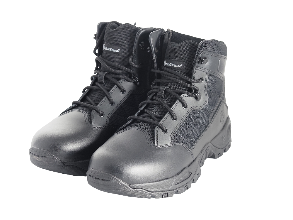 Smith & Wesson Footwear Scout 6 Hot Weather Side-Zip Polishable Toe , Smith & Wesson