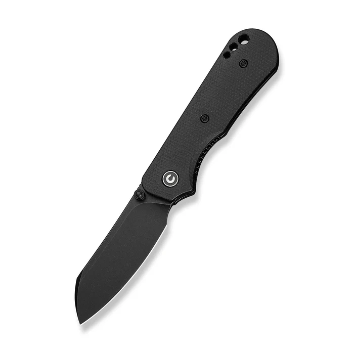 CIVIVI Knives CIVIVI Crabby Thumb Stud Knife Black Canvas Micarta Handle