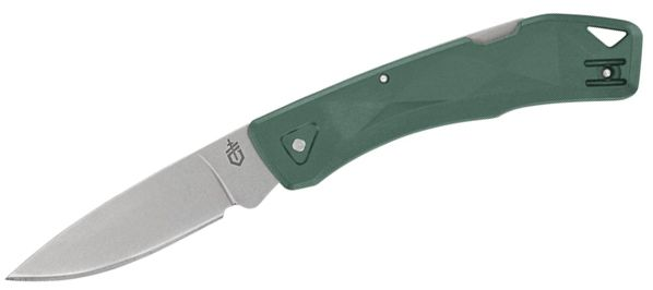 Gerber Gear LST Ultra Lockback Folding Knife 2.7 Stonewashed Drop Point Blade, Baltic Haze Green GFN Handles - 1074496