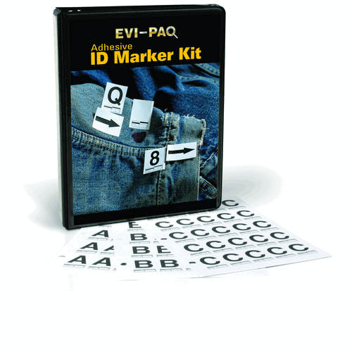EVI-PAQ Adhesive ID Marker Book
