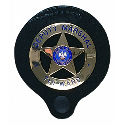 Gould & Goodrich Round Clip-On Badge Holder