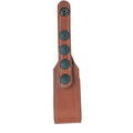 Aker Leather Tie-Down, Holster Side