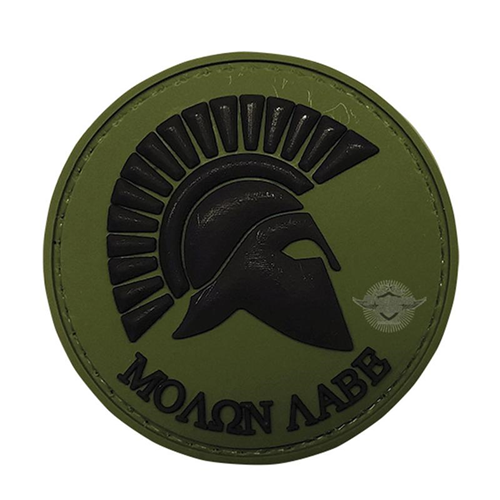 TRU-SPEC Olive Drab Molon Labe Morale Patch (6 PACK)