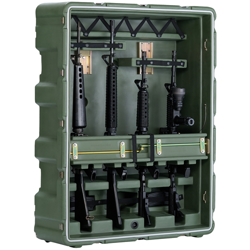 Pelican Products 472-M4-M16-4 Mobile Armory Rifle Case