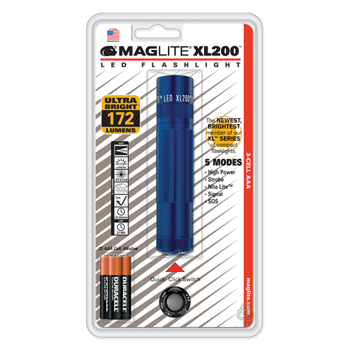 Maglite XL200 3 AAA-Cell LED Flashlight