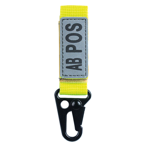 Voodoo Tactical Embroidered Blood Type Tags (AB+)