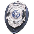 Strong Leather Company Snap Closure Clip On Badge Holder