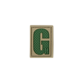 Maxpedition Letter G Morale Patch