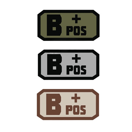 Voodoo Tactical Blood Type B+ Patch