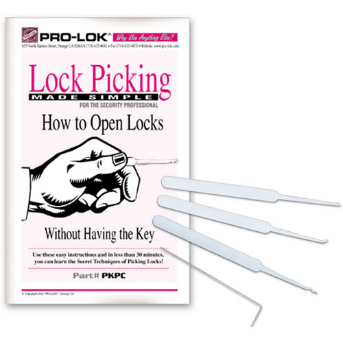 PRO-LOK Tools Basic Lock Picking Manual