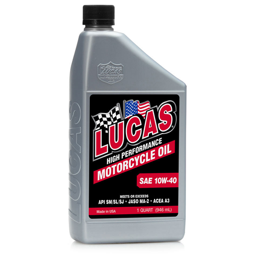 Lucas Oil SAE High Performance Motorcycle Oil