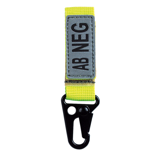Voodoo Tactical Embroidered Blood Type Tags (AB-)