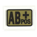 Voodoo Tactical Blood Type AB+ Patch