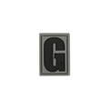 Maxpedition Letter G Morale Patch