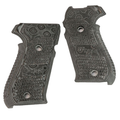 SIG SAUER Grip Set, P220, Black Gray G10 Piranha, SIG SAUER Logo