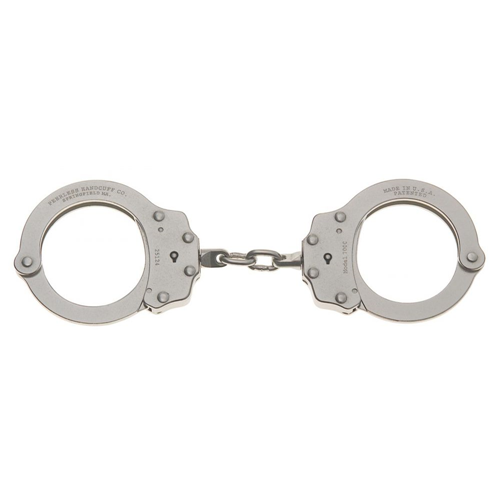 Peerless Handcuff Company Model 700C Chain Link Handcuffs - Nickel Finish