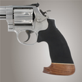 Hogue K or L Rd. No Finger Grooves Rubber Conversion Monogrip W/Wood Big Butt