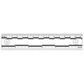 Sirchie White Photo Evidence Scales (6'')